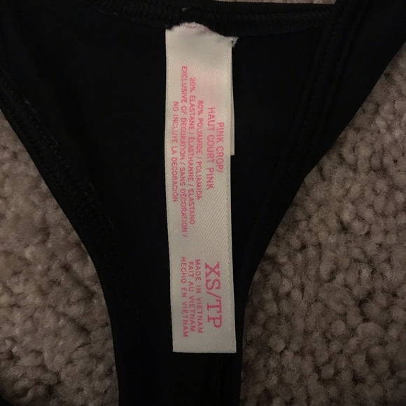 Victoria's Secret PINK Racerback Sports Bra XS - Picture 3 of 3